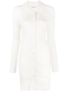 Câllas Milano cardigan Flora à coupe mi-longue - Blanc