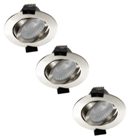 3 PACK - LED's Light PRO downlight inbouwspot Ø 68mm - Kantelbaar - Spatwaterdicht - Dim to Warm - RVS 3 PACK - LED's Light PRO downlight inbouwspot Ø 68mm - Kantelbaar - Spatwaterdicht - Dim to Warm - RVS