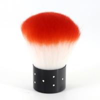 Nagel borstel ultra zachte nagel gereedschap Stofborstel nagel reinigingsborstel (oranje)