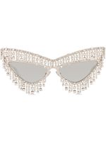 Dolce & Gabbana Eyewear lunettes de soleil à monture papillon - Argent