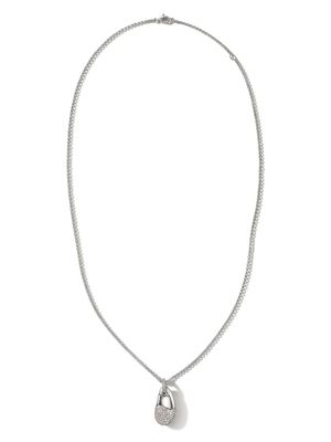 John Hardy collier Pebble Pendant en argent sterling
