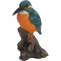 Dierenbeeld Ijsvogel - 14 cm - polystone - IJsvogels vogel beelden