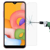 Voor Galaxy A01 0 26mm 9H 2.5D Explosie-proof niet-full Screen Tempered Glass Film