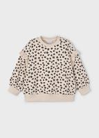 Mayoral winter sweater meisjes - zand - ruffle mouw