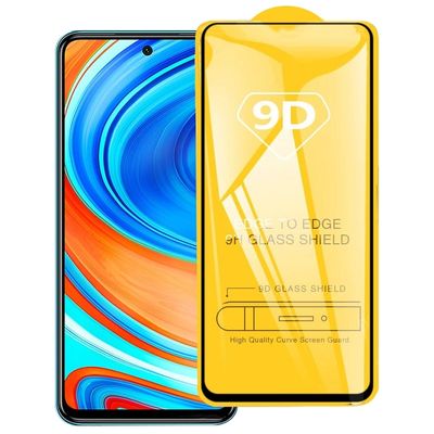 Voor Xiaomi Redmi Note 9 Pro Max 9D Full Glue Full Screen Tempered Glass Film