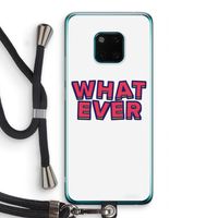 Whatever: Huawei Mate 20 Pro Transparant Hoesje met koord