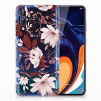 Smartphone hoesje Samsung Galaxy A60 Watercolor Flowers