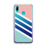 Strepen pastel: Huawei P Smart (2019) Transparant Hoesje