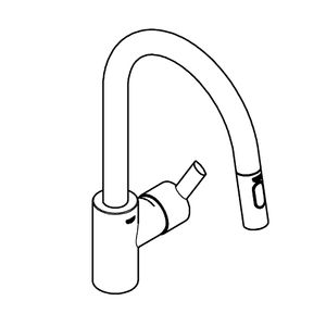 Grohe QuickFix Feel keukenmengkraan chroom