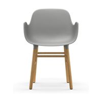 Normann Copenhagen Form Chair eetkamerstoel met armleuning eiken Grey - thumbnail