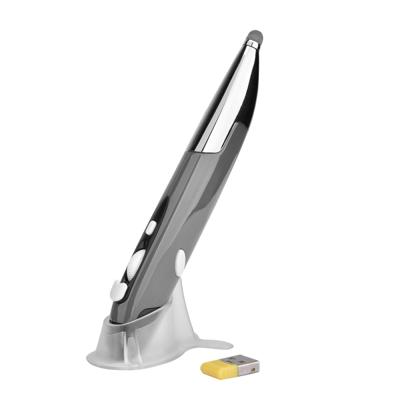 PR-06 4-toetsen Smart draadloze optische muis met Stylus pen functie (grijs)