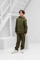 Under Armour Rival Woven Trainingspak Kids Donkergroen - Maat 152 - Kleur: DonkergroenZwart | Soccerfanshop