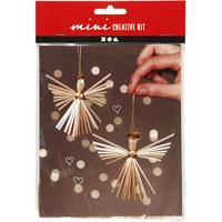 Creativ Company Creative mini kit, engel van stro, h: 8 cm, 1 doos