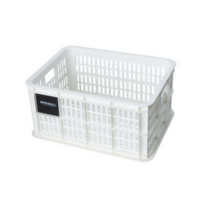 Basil fietskrat s - klein - 17.5 liter - wit