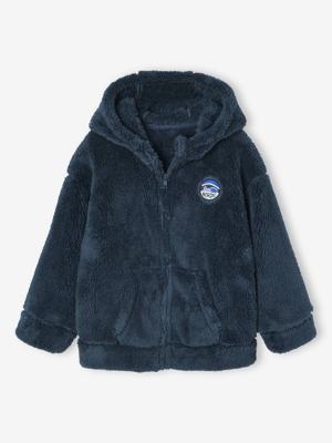 Sherpa jongensjas Nacht nachtblauw