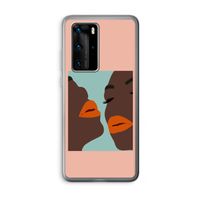 Orange lips: Huawei P40 Pro Transparant Hoesje