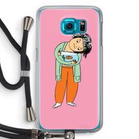 Visknuffel: Samsung Galaxy S6 Transparant Hoesje met koord