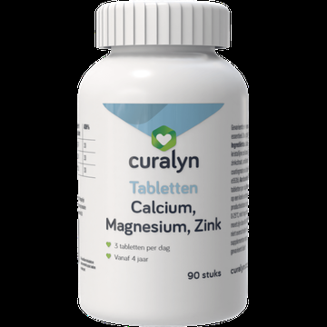 Curalyn Calcium, Magnesium, Zink Tabletten 90 Stuks bij Jumbo