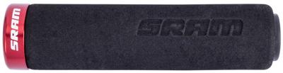 SRAM Grip black/red with red clamps