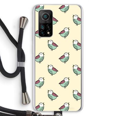Vogeltjes: Xiaomi Mi 10T 5G Transparant Hoesje met koord