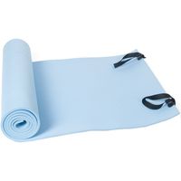 Gerimport yogamat 180 x 50 x 1 cm EVA lichtblauw - thumbnail