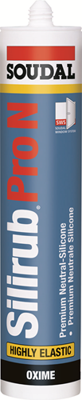 Soudal silirub pro n | premium siliconenkit | 300 ml | transparant - 117152