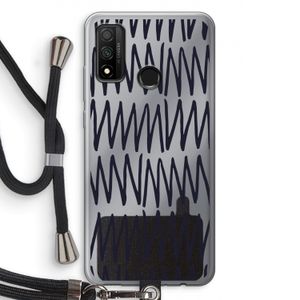 Marrakech Zigzag: Huawei P Smart (2020) Transparant Hoesje met koord