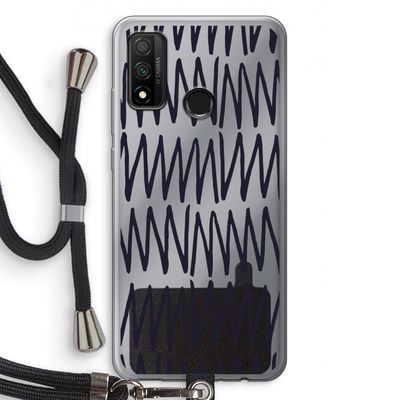 Marrakech Zigzag: Huawei P Smart (2020) Transparant Hoesje met koord