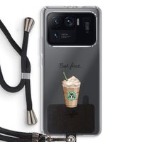 But first coffee: Xiaomi Mi 11 Ultra Transparant Hoesje met koord
