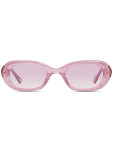 Gentle Monster lunettes de soleil Helix à monture ovale - Rose