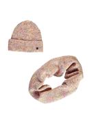 Like Flo winter colsjaal + muts meisjes - multi - Noe