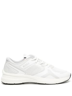 BOSS baskets à logo imprimé - Blanc