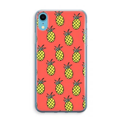 Ananas: iPhone XR Transparant Hoesje