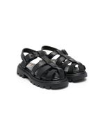 Gallucci Kids Sandalen met gespsluiting - Zwart - thumbnail