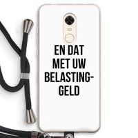 Belastinggeld: Xiaomi Redmi 5 Transparant Hoesje met koord