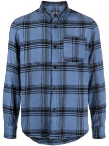 A.P.C. chemise à carreaux - Bleu