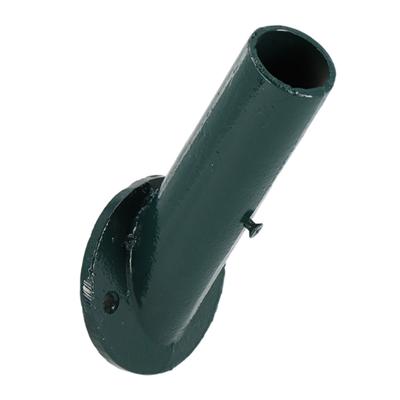 Vlaggenstokhouder - groen - 18 cm - gietijzer - vlagstokhouder - vlag ophangen