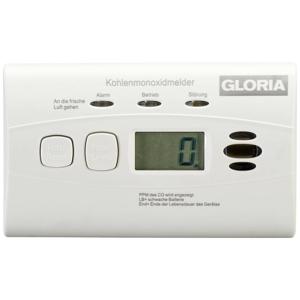 Gloria KO10D Koolmonoxidemelder Incl. batterij (10 jaar) werkt op batterijen Detectie van Koolmonoxide