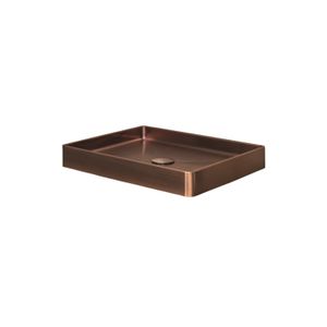 Opzetwastafel Dekker Lanesto Vanity 52x41x7 cm RVS Copper