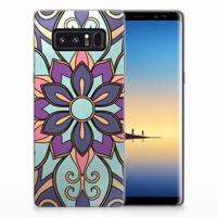 Samsung Galaxy Note 8 | TPU Case | Purple Flower