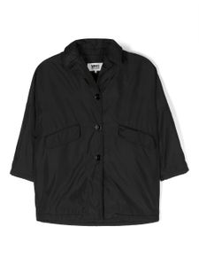 MM6 Maison Margiela Kids veste en coton à boutonnière - Noir