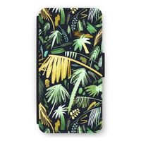 Tropical Palms Dark: iPhone 12 Pro Max Flip Hoesje