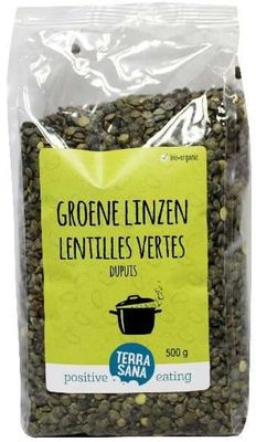 Terrasana Groene linzen dupuis bio (500 gr)