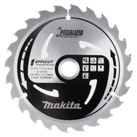 Makita Accessoires Cirkelzaagblad WPC | Efficut 165x20x1,5 24T 15g - E-12142 - E-12142 - thumbnail