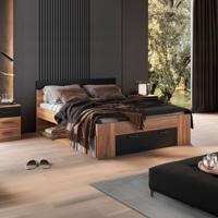 Home365 Houten Bed met Lade Bern - Naturel