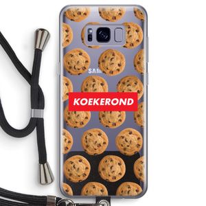 Koekerond: Samsung Galaxy S8 Transparant Hoesje met koord