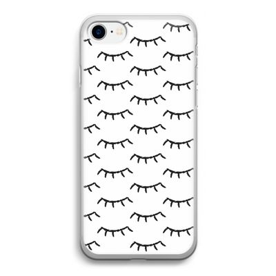 Wimpers: iPhone SE 2020 Transparant Hoesje