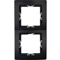 KOPP Paris HK05 Afdekraam 2-voudig Mat Zwart - Stijlvol en Duurzaam