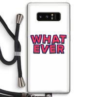 Whatever: Samsung Galaxy Note 8 Transparant Hoesje met koord