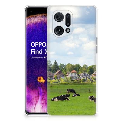 OPPO Find X5 | TPU Hoesje | Koeien
